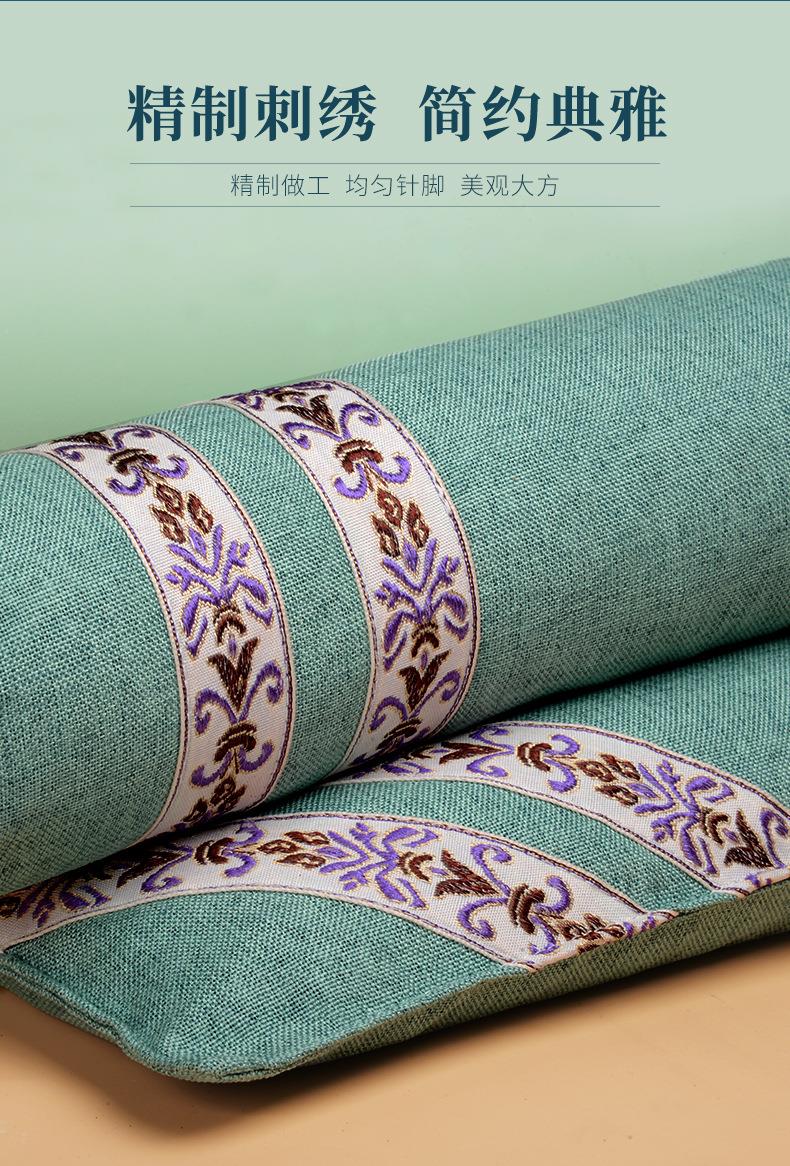 可拆卸組合艾草枕 圓柱睡覺(jué)艾灸護頸艾草頸椎枕 廠(chǎng)家批發(fā)頸椎枕頭