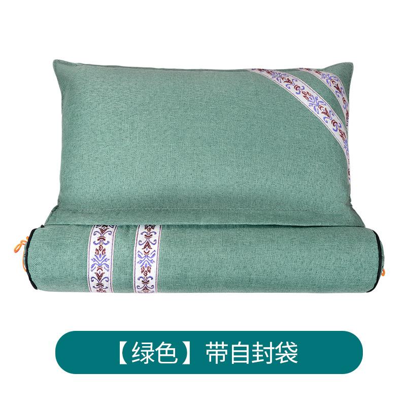 可拆卸組合艾草枕 圓柱睡覺(jué)艾灸護頸艾草頸椎枕 廠(chǎng)家批發(fā)頸椎枕頭