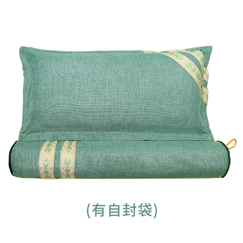 可拆卸組合艾草枕 圓柱睡覺(jué)艾灸護頸艾草頸椎枕 廠(chǎng)家批發(fā)頸椎枕頭